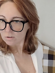 Flawless old dame is getting naked