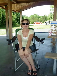 Enchanting experienced whore is taking off her panties for fun