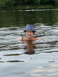 Bathing in Timiryazev-pond