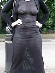 Sexy-shaped aged grandmom is spreading her hips for fun