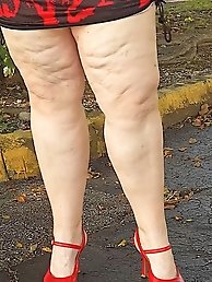 A fat woman with a huge and perfect pussy gets up close in SSBBW style