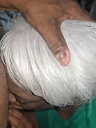 Granny is sucking dick with the skill of a professional