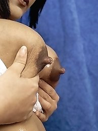 A chubby girl caresses her swollen pussy dreaming of a real dick